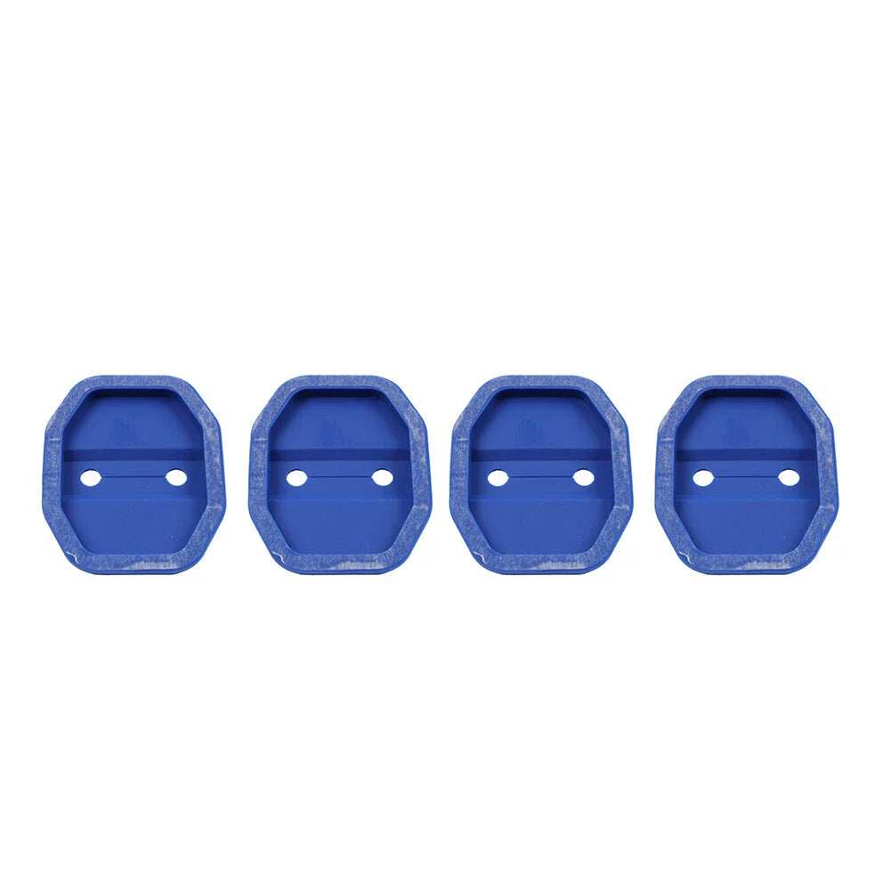 Blue Door Lock Protective Covers for BMW F40, G20, Benz C-Class, Maserati