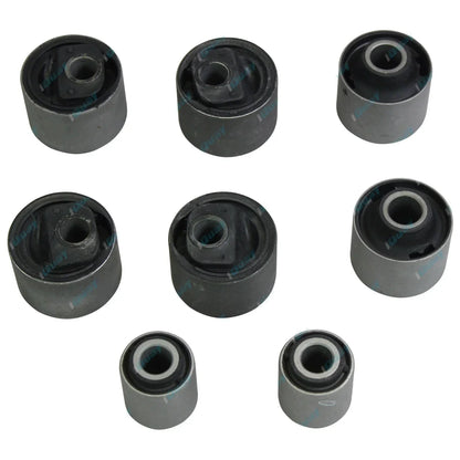8pce Front Suspension Offset Castor Radius Arm Rubber Bush Kit for Landcruiser