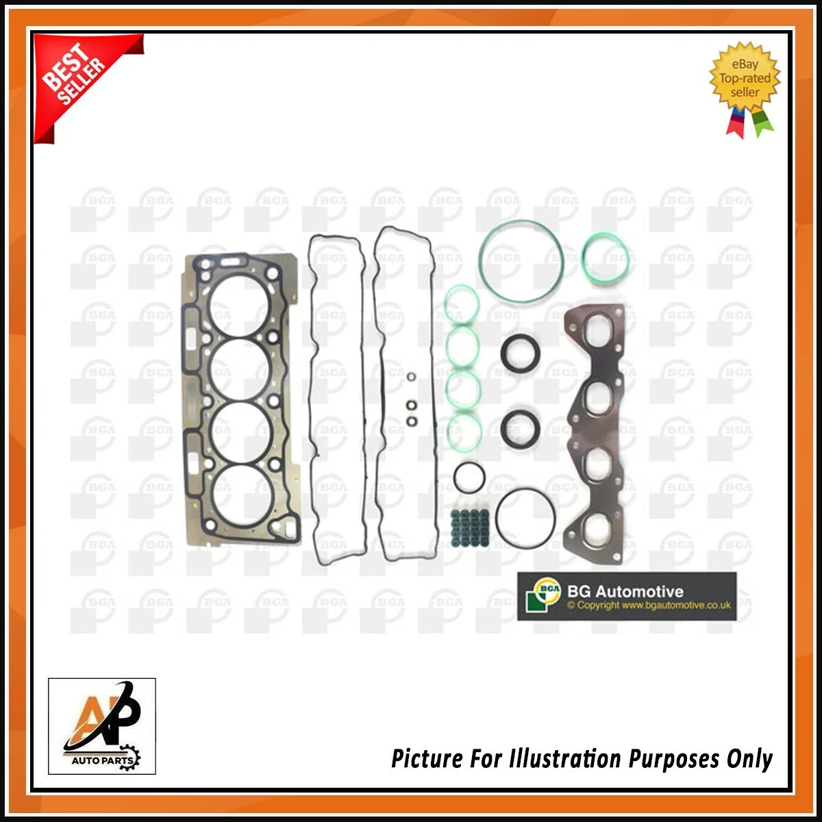 Head Gasket Kit Replacement for Citroen Peugeot 1.6 Petrol (TU5JP4B) (2001–2010)