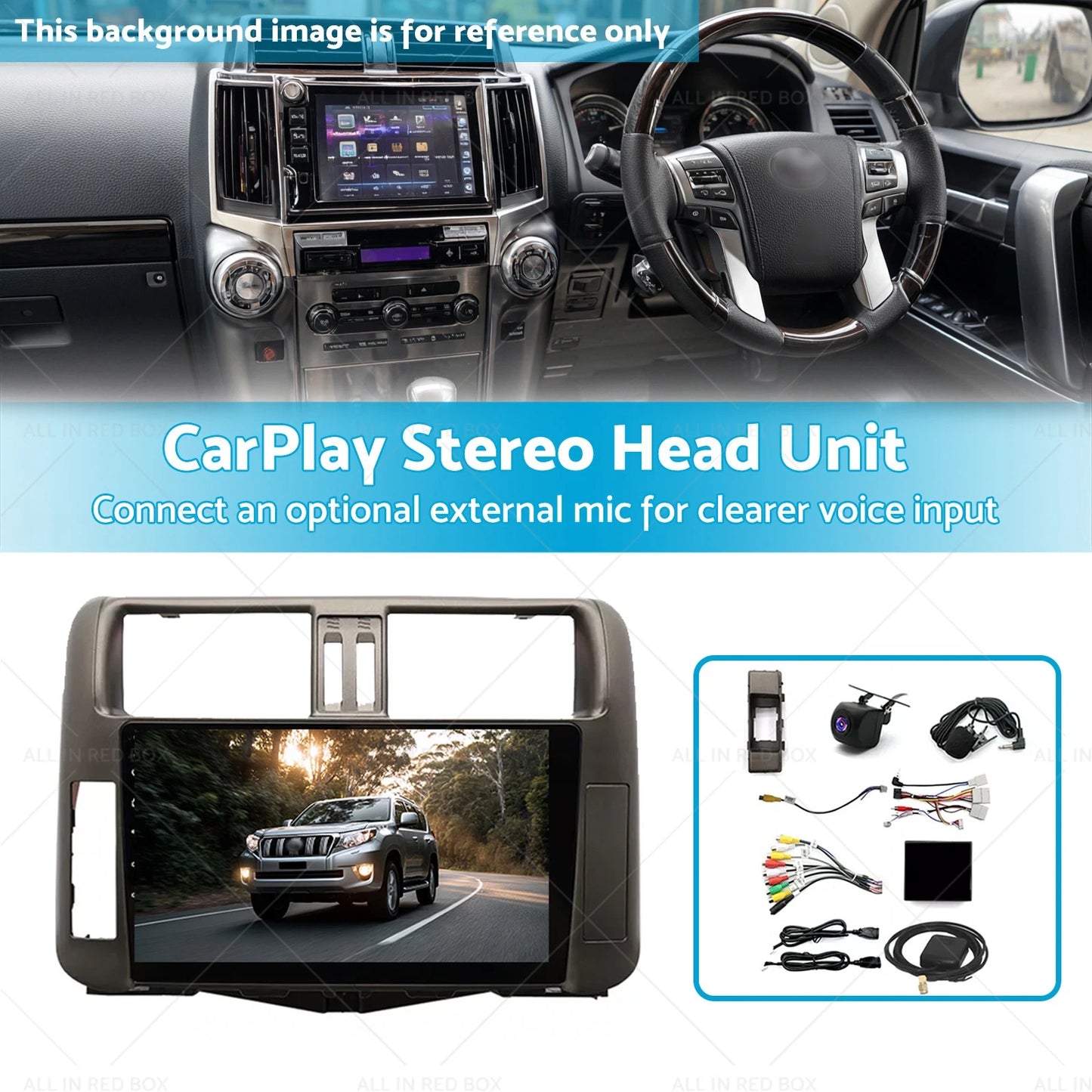 9'' Car Stereo Radio Head Unit for Toyota Prado 150 (2009-2013)