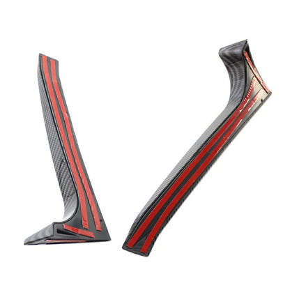 Carbon Fiber Rear Window Side Canard Splitter Trim for VW Golf 6 (2009-2013)