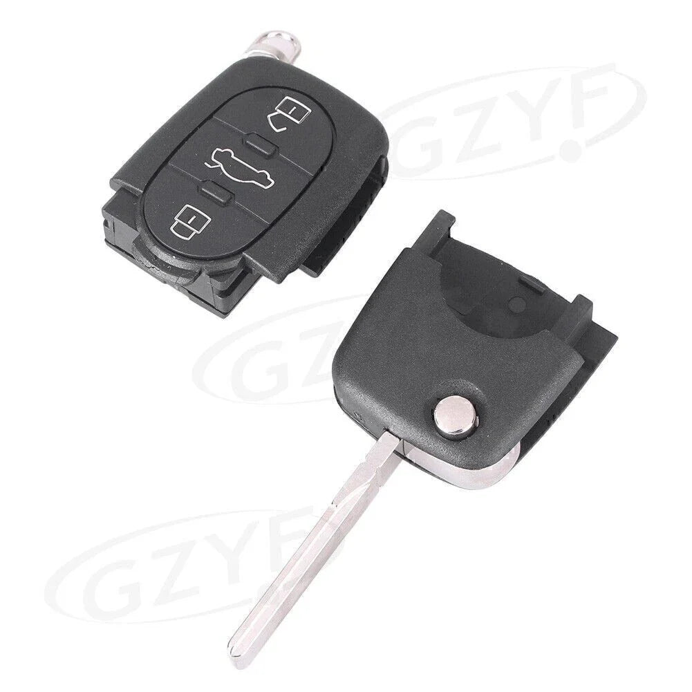 Remote Key Fob Case Shell Blade for Audi A2 A3 A4 A6 A8 TT