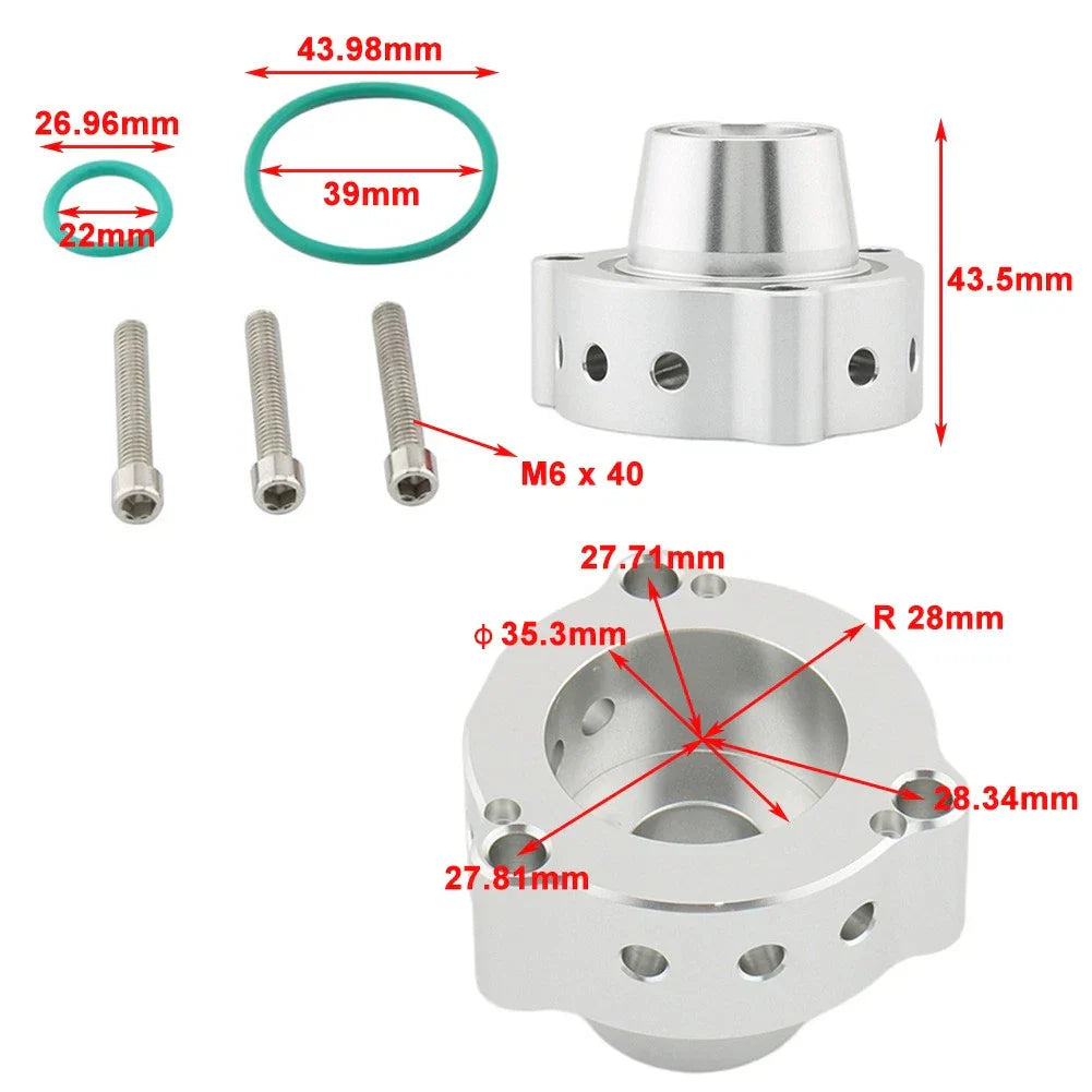 Turbo Blow Off Valve Spacer for Audi A3 A4 2.0 TSi FSi & Volkswagen (2006-2013)