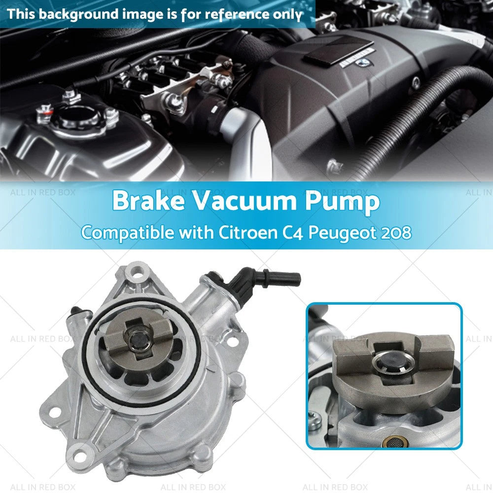 Brake Vacuum Pump for Citroen C4, Peugeot 208, 3008, 5008, RCZ (2006-2023)