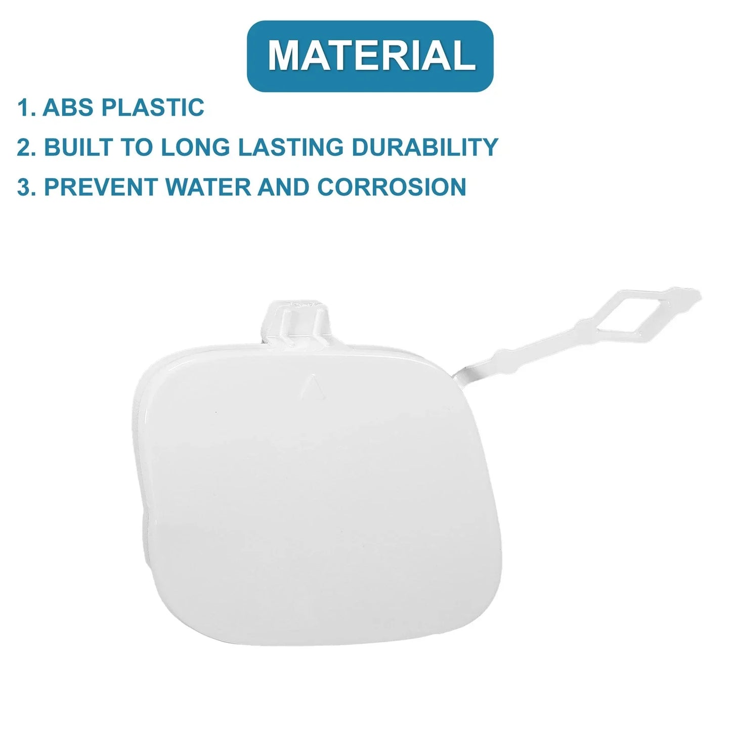 Front Right Bumper Tow Hook Cover for Mercedes-Benz GLB250 (2020-2022) White