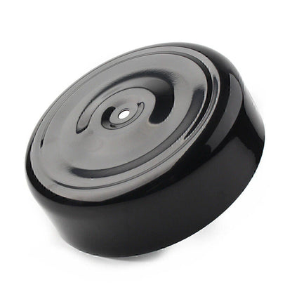 Metal Black 7" Bobbed Air Cleaner Cover for Harley Softail Dyna