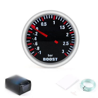 Mechanical Turbocharger Gauge / 12V 52mm / 3bar Racing Pressure Meter for Vehicles