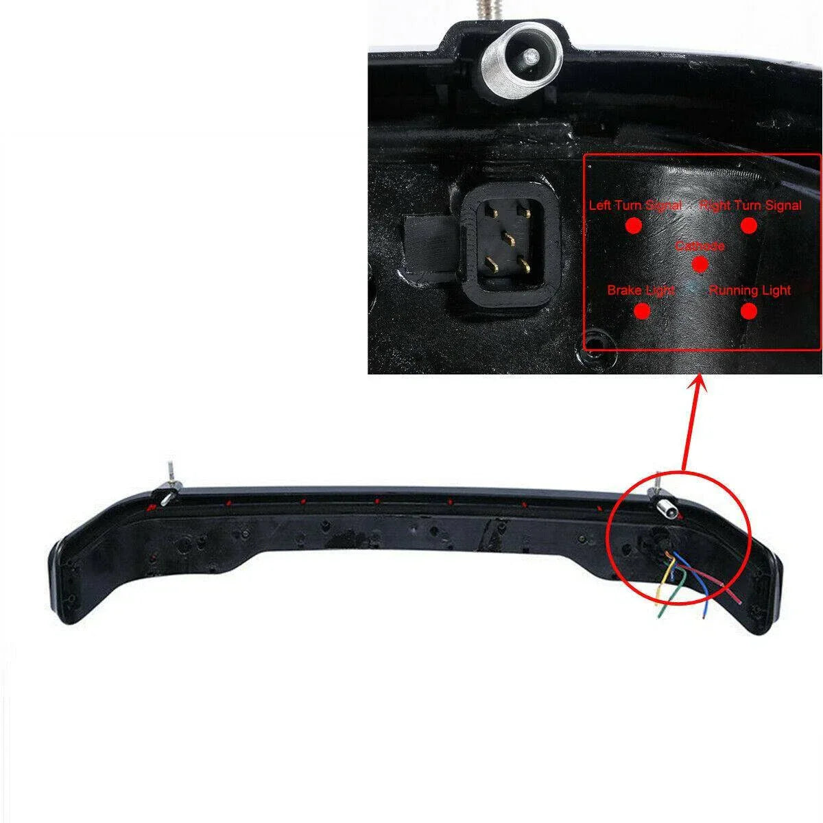 Smoked King LED Brake Light & Side Marker for Harley Street Glide (2014-2025)