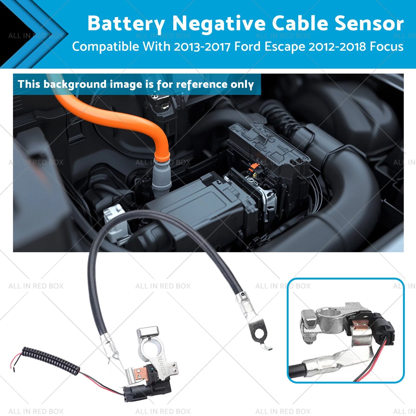 Battery Negative Cable Sensor for Ford Escape, Focus (2012-2018)