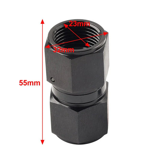 10AN Female to Female Swivel Coupler Fitting Adapter for Aluminum (N/A)