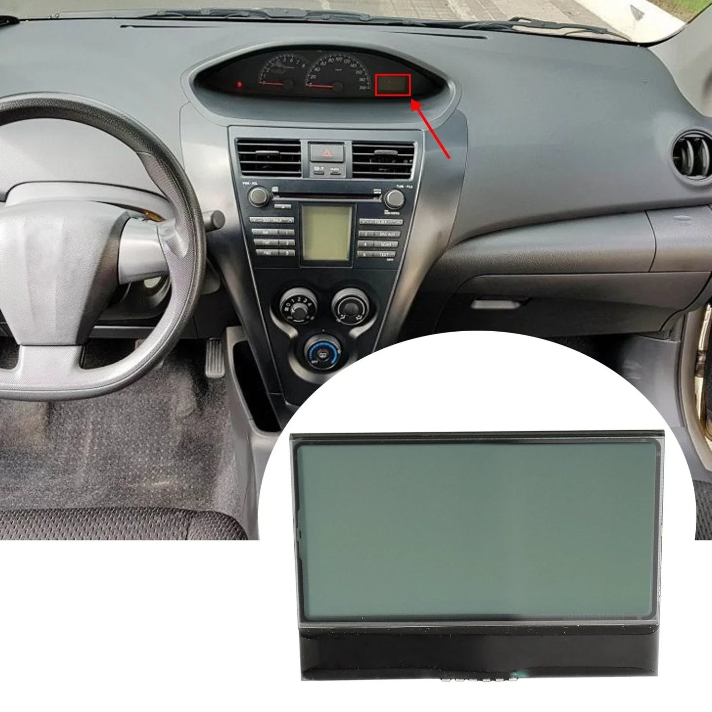 LCD Screen for Toyota Vios (2008–2012)