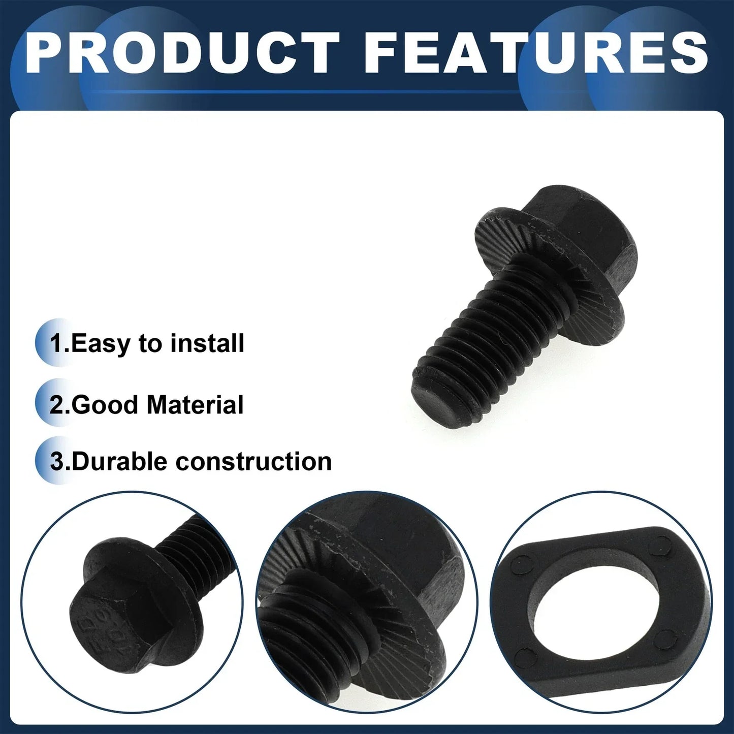 Power Seat Track Repair Kit for Dodge Durango Base (2001) - Black 1 Set