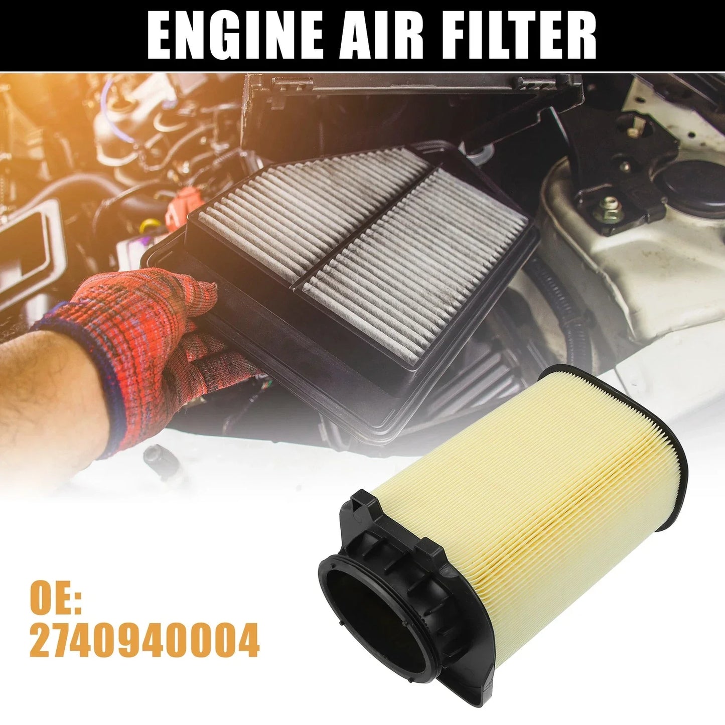 Engine Air Filter Replacement for Infiniti Q50 2.0T (2013-2019)