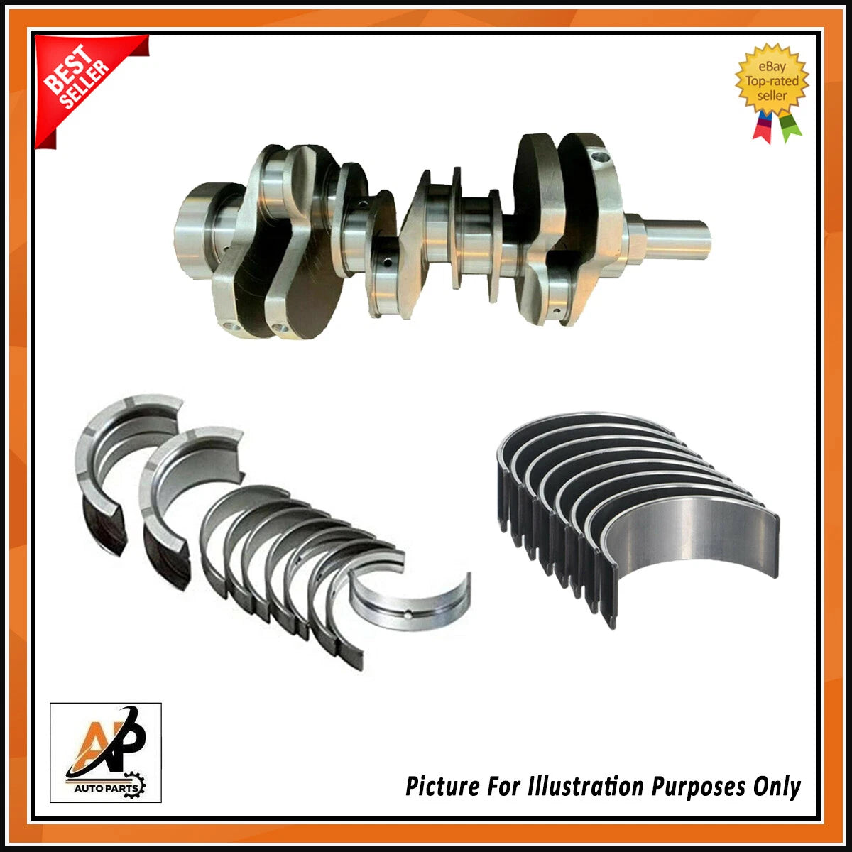 Crankshaft Forged with Bearings for Land Rover Discovery & Range Rover Sport (2005–2015)