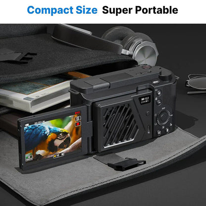 Aluminum Alloy Camera Cooling Fan & Cable for Sony, Canon, FUJIFILM, Nikon