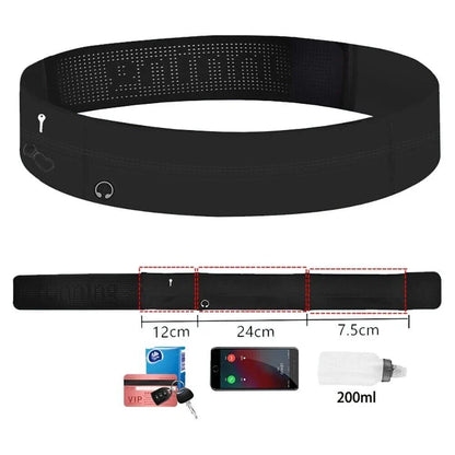 Adjustable Sports Storage Belt, Light Small Breathable Sweat Belt for Car