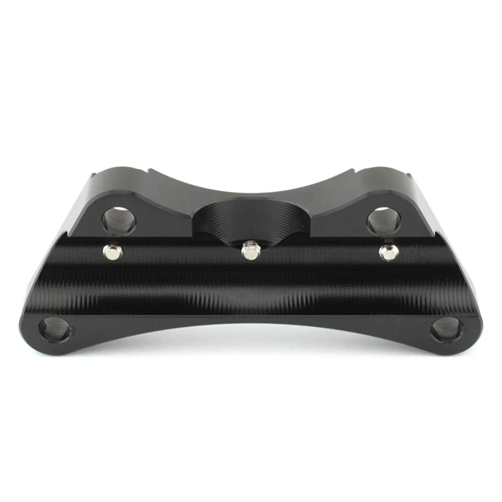 3-Hole Black 1" Handlebar Risers Top Clamp for Harley Touring (1997-2019)