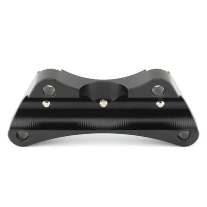 3-Hole Black 1" Handlebar Risers Top Clamp for Harley Touring (1997-2019)