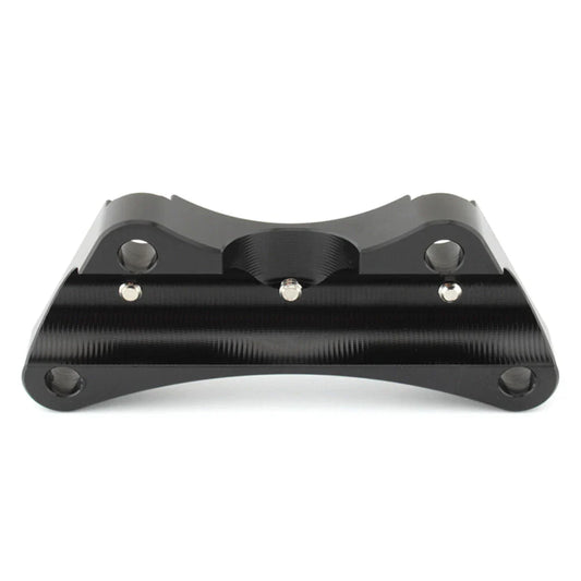 3-Hole Black 1" Handlebar Risers Top Clamp for Harley Touring (1997-2019)