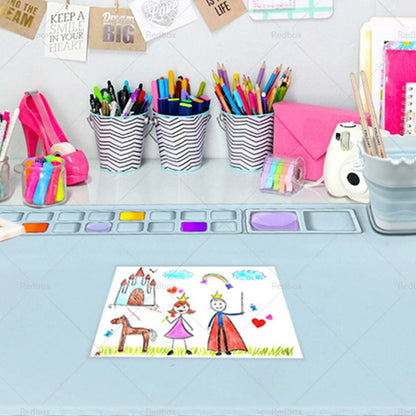 Silicone Art Mat for Resin Casting, Crafts, Painting, Clay & Play