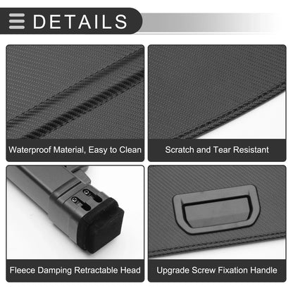 Retractable Cargo Cover for Hyundai Ioniq 5 2022-2024 Black Carbon Fiber