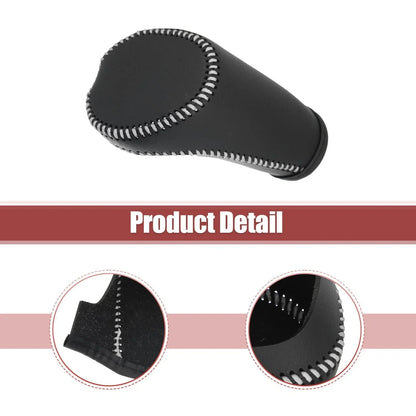 Auto Gear Shift Knob Cover with White Thread for Chevrolet Equinox (2018-2021)