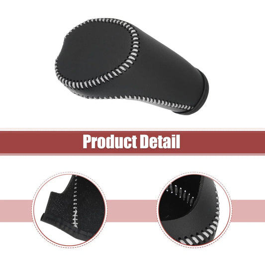 Auto Gear Shift Knob Cover with White Thread for Chevrolet Equinox (2018-2021)