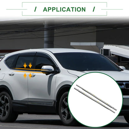 2 x Rear Weatherstrip Window Seal for Honda CR-V (2017-2023)