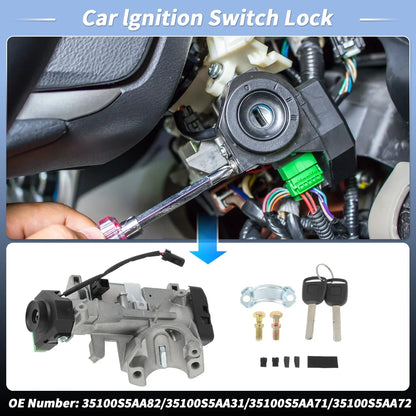 Ignition Lock Cylinder with 2 Keys for Honda Civic 1.3L (2003-2005)