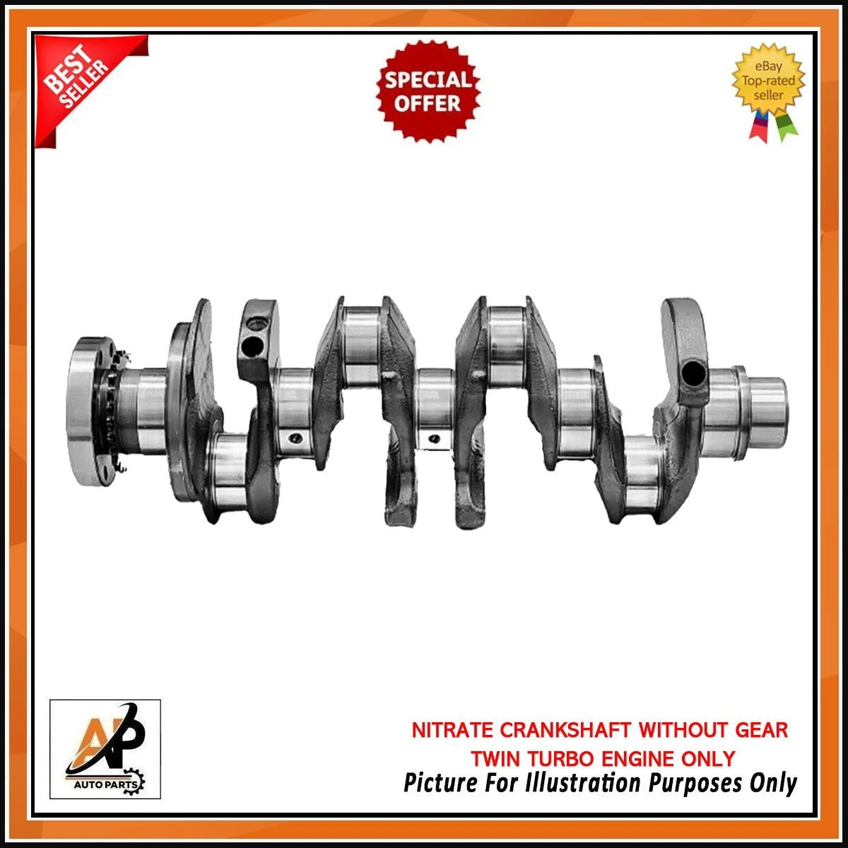 Crankshaft Replacement for Jaguar XE XF Land Rover Range Rover (2000–2015)