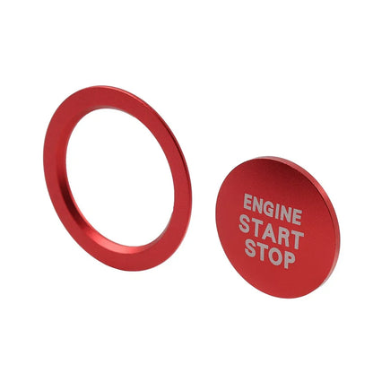 Red Engine Start Stop Push Button Cover Ring for Toyota Tacoma, Yaris, Prius, RAV4