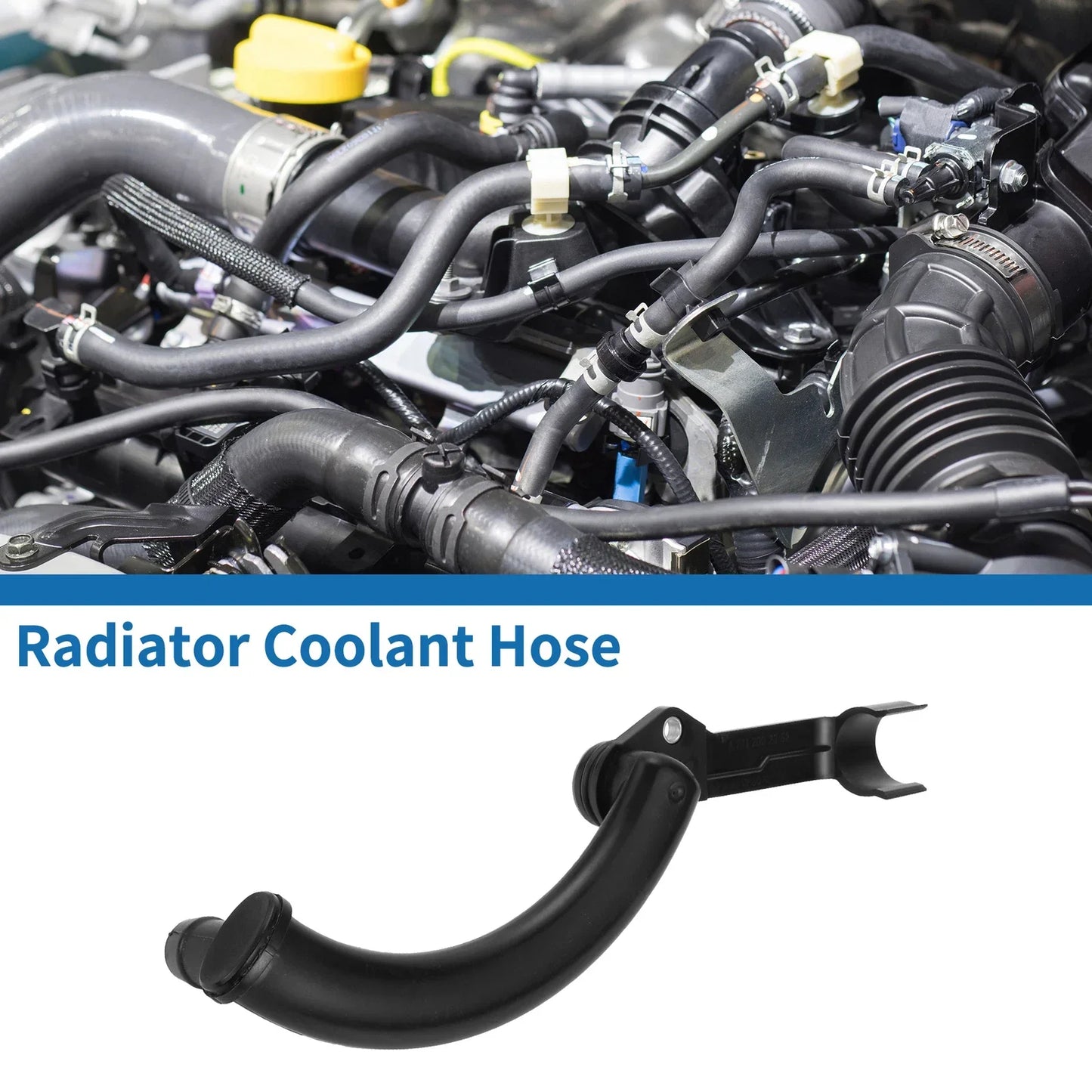 Radiator Coolant Hose for Mercedes-Benz C250 SLK250 2012-2015