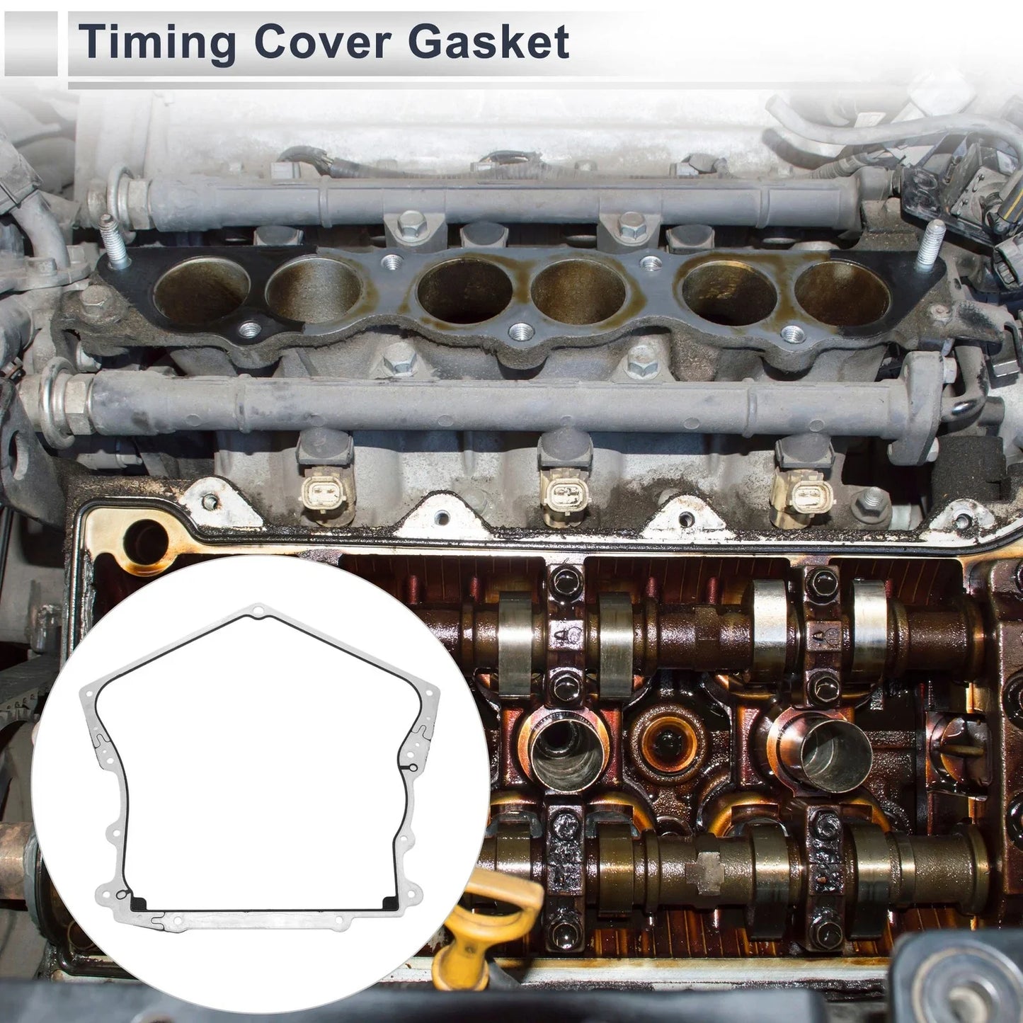 Timing Cover Gasket for Dodge 2.7L V6 & 3.5L V6 (2000-2005) - 1 Pcs