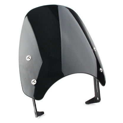 ABS Black Motorcycle Windshield + Bracket for SCRAMBLER 1200 (2019-2021)