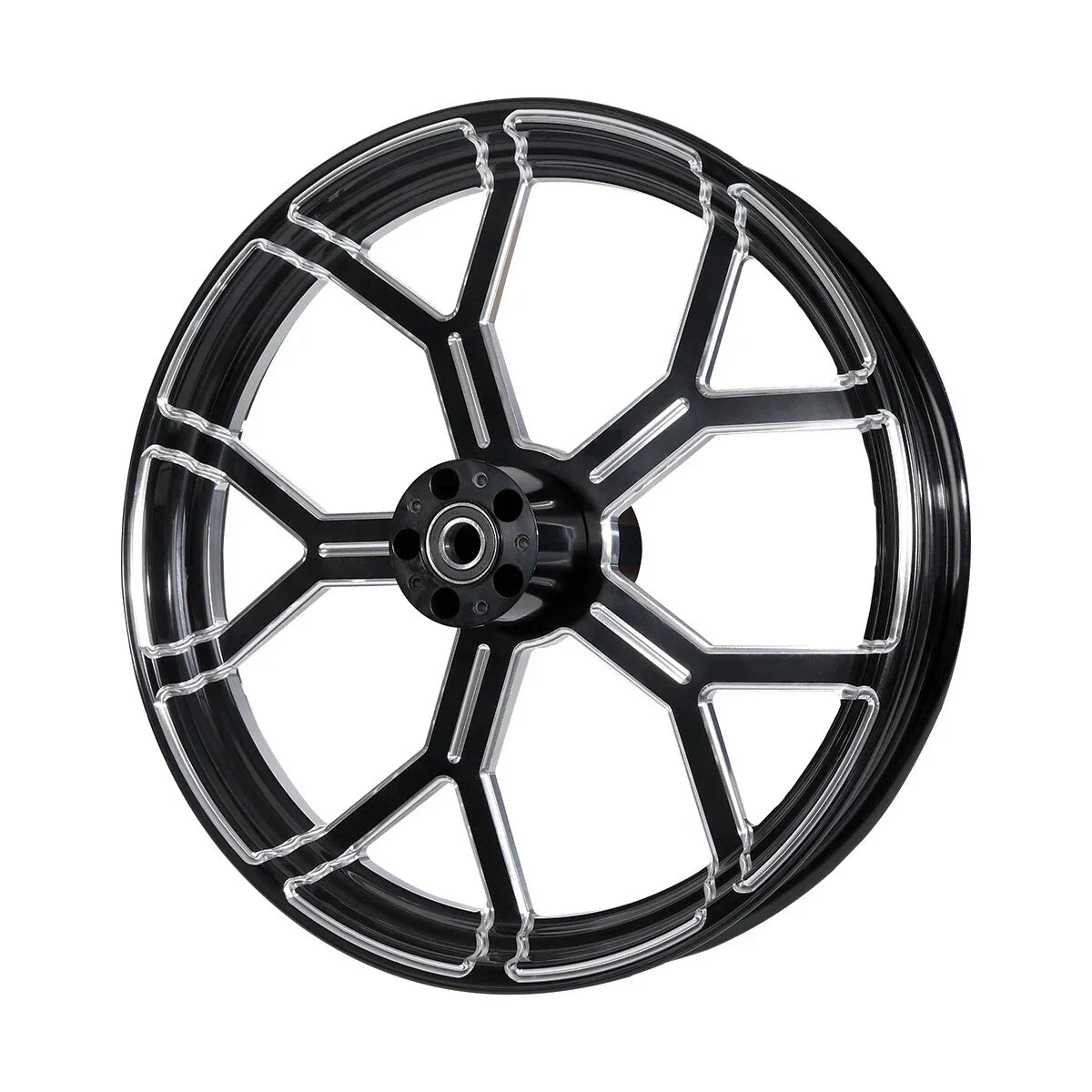 18" x 3.5" Front Wheel Rim & Dual Disc Hub for Harley Touring (1997-2021)