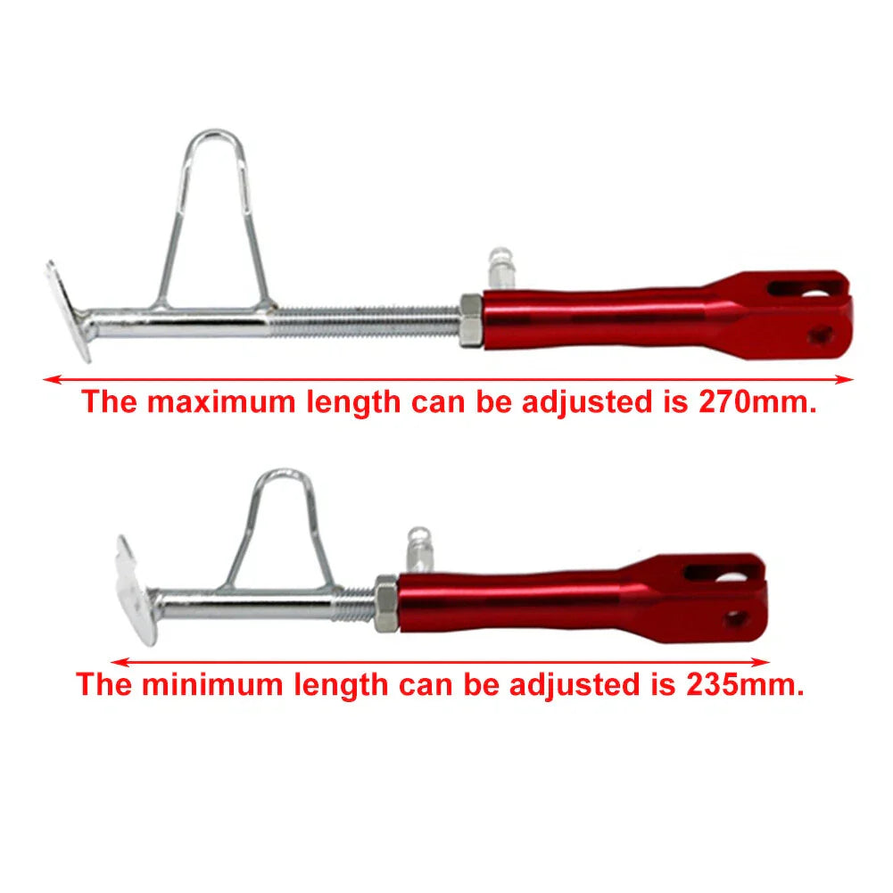 Adjustable Non-Slip Kickstand for Motorcycle - Silver