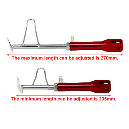 Adjustable Non-Slip Kickstand for Motorcycle - Silver