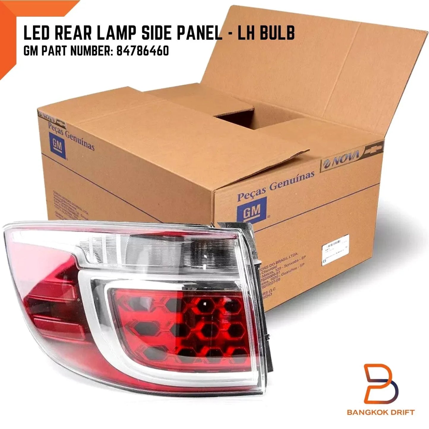 LH Rear LED Tail Light for Holden Colorado 7, Trailblazer (2012-2020)