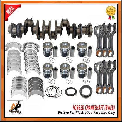 Forged Crankshaft Rebuild Kit for BMW N57 3.0 Diesel X3 X4 (2008–2018)