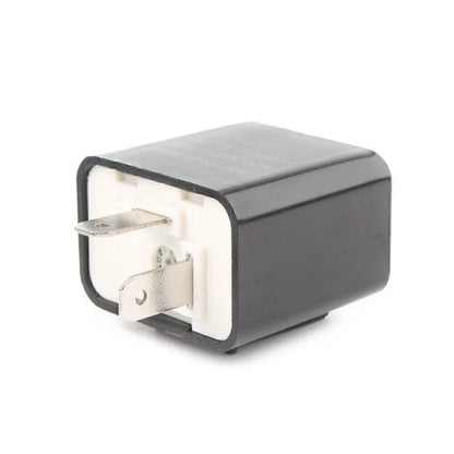 Pin Adjustable LED Flasher Relay for Turn Signal Light - Black