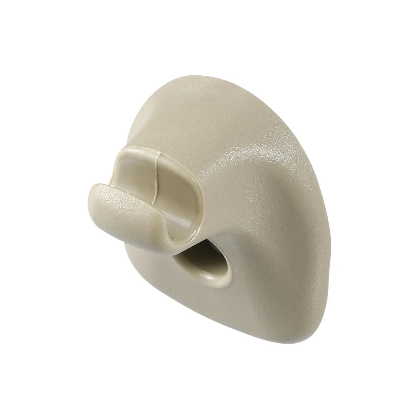 2 x Beige Car Plastic Sun Visor Hook Clips for Dodge Magnum (2005-2007)