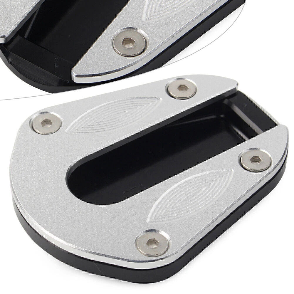 Black Side Stand Enlarger Pad for BENELLI TRK 502 (2017-2023)