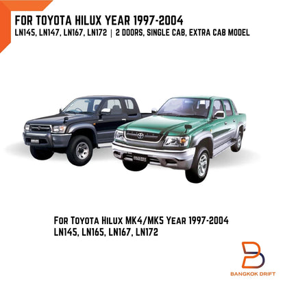 Silver Fender Flare Wheel Arch for Toyota Hilux LN167 LN147 (1997-2005)