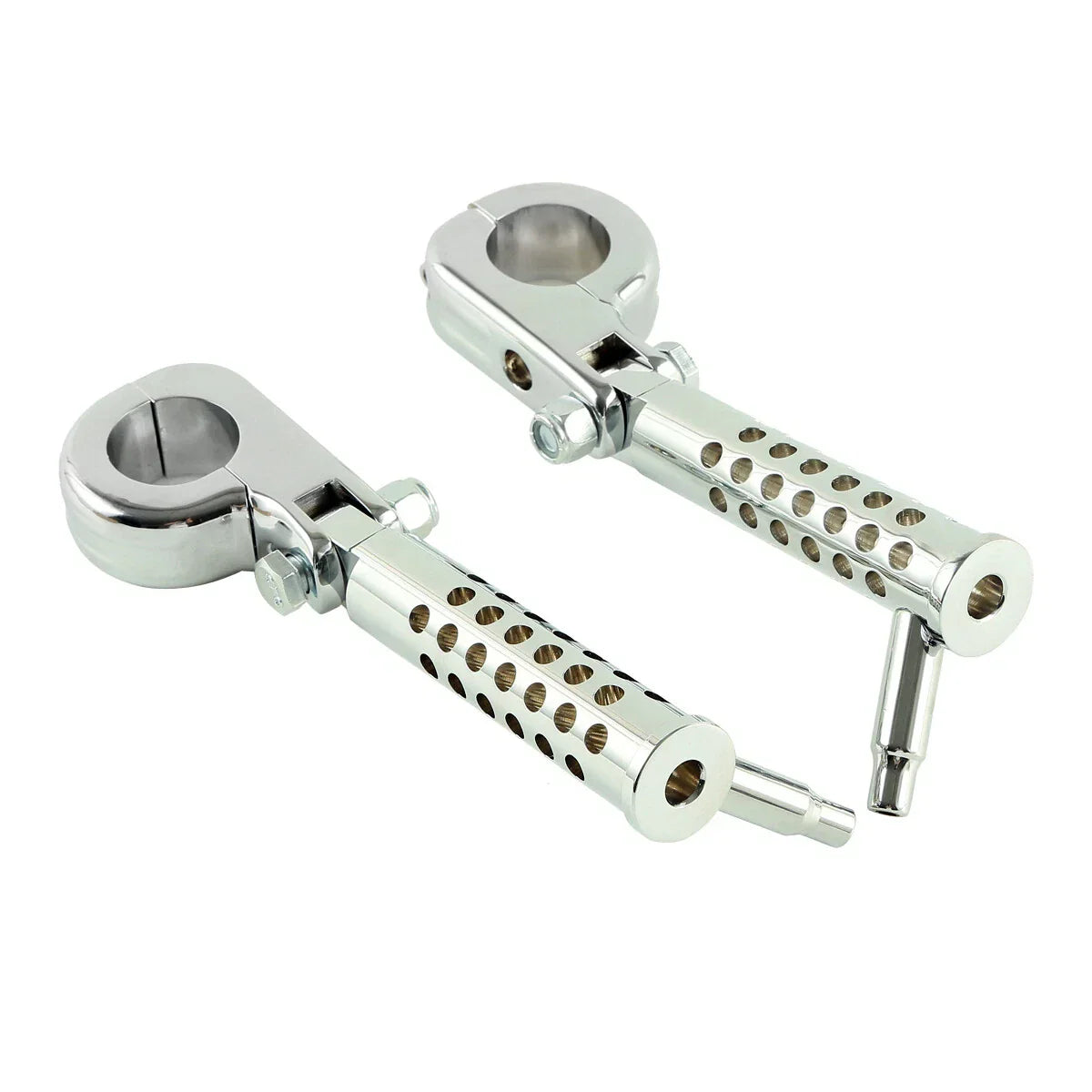 1-1/4'' Highway Bar Footpegs for Harley Touring Softail Dyna