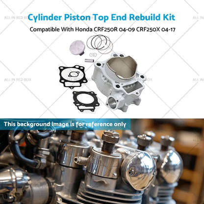 78mm Cylinder Piston Top End Rebuild Kit for Honda CRF250R CRF250X (2004-2023)