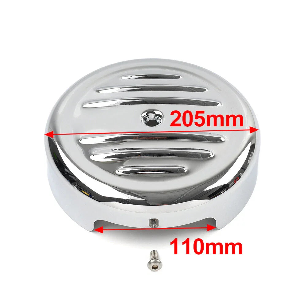 8" Round Stripe Air Cleaner Cover for Harley Softail Fat Boy Sportster