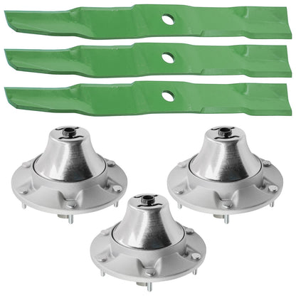 Caltric Spindles & Blades Replacement for John Deere Z930A Z930M Z930R (2008–2023)