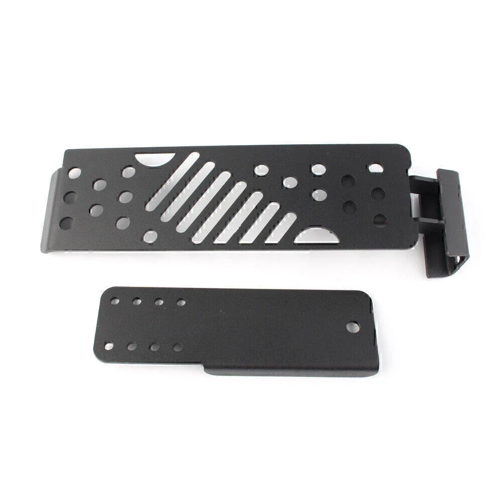 Black Steel Left Driver Foot Peg for Jeep Wrangler JL (2018-2019)