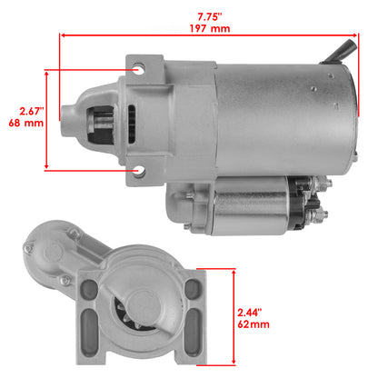 Caltric Starter Replacement for Cub Cadet CV20S 20hp Kohler Engine (2001–2001)