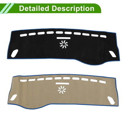 Dashboard Cover Mat for Mercedes Benz GLA Class X156 2014-2020 Black Blue